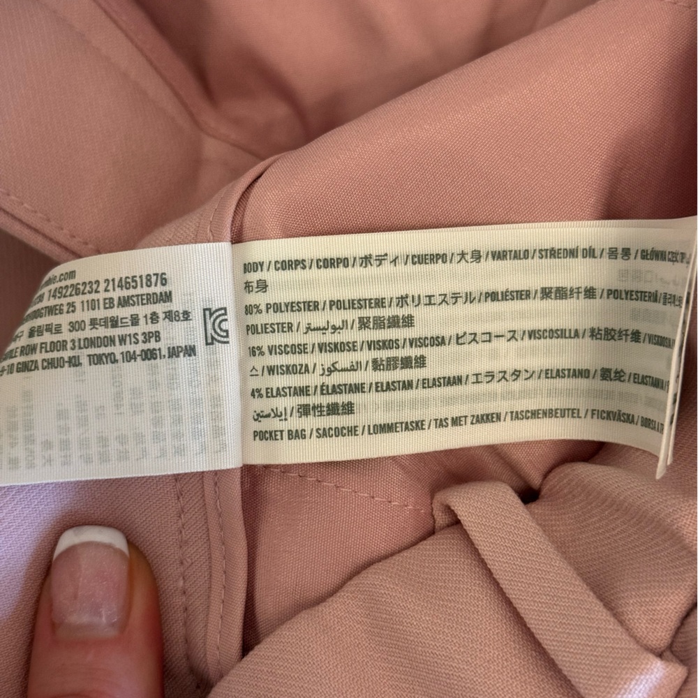 Abercrombie & Fitch Tailored Shorts – Light Pink – Size 14 / 32 - Picture 4 of 8